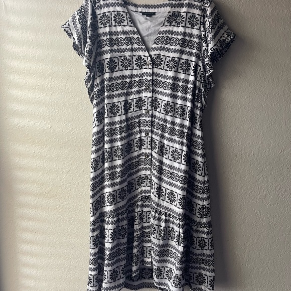 Ann Taylor Black and White Mini Dress - Picture 3 of 4